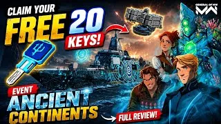 Thumbnail: Claim Your FREE 20 Keys Before They're Gone! 🚨 Ancient Continents | Modern Warships