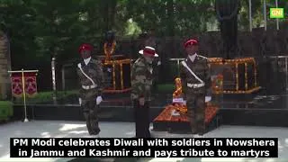 Thumbnail: PM Modi celebrates Diwali with soldiers in Nowshera in Jammu and Kashmir and pays tribute to martyrs