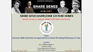 Thumbnail: Genome-Wide Selection: An Approach to Enhance Breeding Efficiency in Crops|Genomic Selection|Lecture