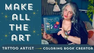 Thumbnail: How I Turned My Tattoo Style Into a Coloring Book | Multi-Passionate Artist Life