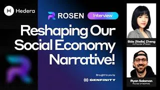 Thumbnail: Rosen Hits 56K+ Users in 6 Months | Sida Zheng on the Hedera Mainnet Integration