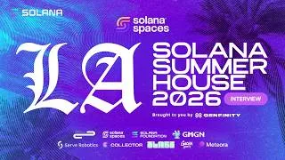 Thumbnail: Inside Solana Summer House With JW | GMGN Live Trading, Meteora Robots, & the Gacha Sports Pack Rip
