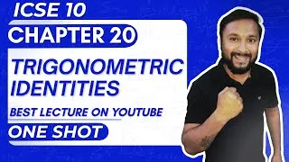 Thumbnail: Trigonometric identities icse class 10 | chapter 20 full introduction  in hindi | #icsemaths10