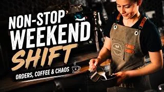 Thumbnail: POV: Non-Stop Weekend Shift in My London Coffee Shop | Orders, Coffee & Chaos ☕