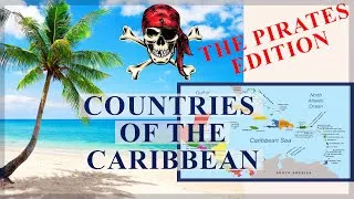 Thumbnail: Central America - The Map with Countries and Islands of the Caribbean, Flags and Capitals