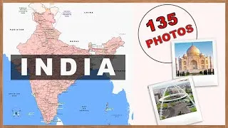 Thumbnail: Map of India - States, Union Territories, Capitals and Largest Cities - Bharat Map (with Photos)