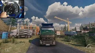 Thumbnail: Transporting Boulders - Truck and Logistics Simulator | Steering wheel gameplay
