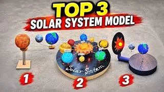 Thumbnail: 3 Solar system working model project | 3d solar system model, solar eclipse & earth rotation model