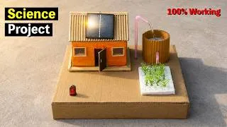 Thumbnail: Solar energy science project working model | Solar panel project | renewable energy science project
