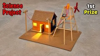 Thumbnail: Wind power generator | Renewable energy science project | easy science project 2026