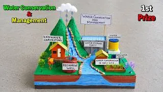 Thumbnail: Water conservation and management project | Science project model for school students