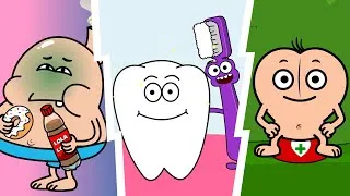 Thumbnail: Healthy Habits - Nursery Rhymes - Healthy Meal - Potty Training - Brush your teeth - Kids - Todlers