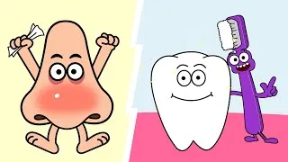 Thumbnail: SICK SONG - BRUSH ME - Brush your teeth Song - Healthy Habits - Todlers - Nursery Rhymes -Kids Songs