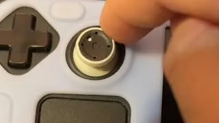 Thumbnail: Fitting the grip ring back onto the Steam Deck joystick.