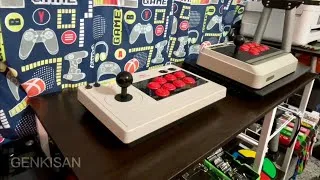 Thumbnail: 8BitDo Arcade Stick 4-way restrictor gate to octagonal.