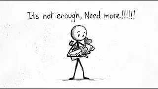 Thumbnail: Why Are Humans Never Truly Satisfied? #humanbehavior  #psychology  #humannature
