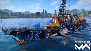 Thumbnail: Modern Warships: Destroyer JS Takanami (DD-110) in Team Deatmatch Gameplay