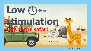 Thumbnail: Low Stimulation Safari Video for Babies & Toddlers | Calm Jungle Animals & Gentle Lullaby