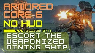 Thumbnail: Armored Core 6: Escort the Weaponized Mining Ship | No HUD Immersive Playthrough, No Commentary