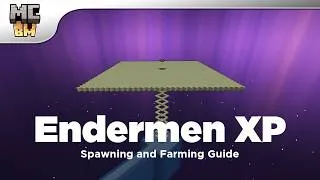 Thumbnail: How to make the BEST XP FARM in Minecraft - Enderman Farm Guide | Minecraft Basic Mechanics