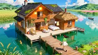 Thumbnail: 🏡💧 A Cozy Anime Escape at My BFF's Water Cottage – Singing, Dancing, Good Food & Slow Life Bliss 🎤🍣✨