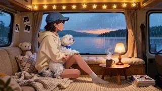 Thumbnail: 🌧️🐕 Solo Rainy Day RV Life: Cooking Comfort Food, Hiding in RV with My Dog – Deep Stress Relief 🚐🍜✨