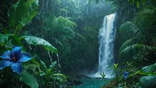 Thumbnail: Waterfall in the Rain | Relaxing Nature Sounds for Sleep & Focus