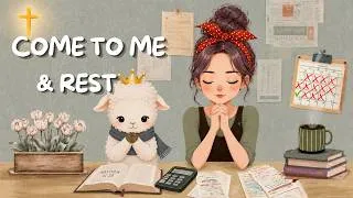 Thumbnail: Come to Me, All Who Are Weary 🤍 Peaceful Christian Worship Music | Prayer, Quiet Time & Sleep