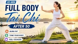 Thumbnail: 20-Min Full Body Tai Chi After 50 | Burn Fat, Tone Your Body & Feel Younger