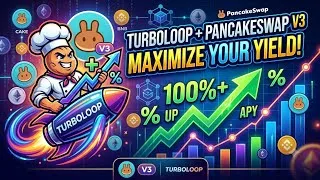 Thumbnail: TurboLoop 100% Decentralized hai ya Scam? 🤔 Live Proof ke sath PancakeSwap V3 LP ka pura sach!
