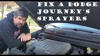 Thumbnail: As seen on YouTube.  Replacing Washer Sprayers on a 2014 Dodge Journey