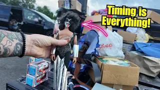 Thumbnail: I Showed Up at the PERFECT Time at This Flea Market!