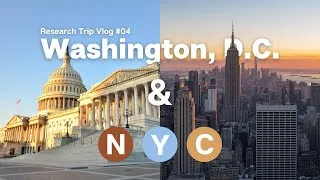 Thumbnail: 3 DAYS IN WASHINGTON & NEW YORK | Research Trip Vlog #04