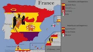 Thumbnail: The Spanish Civil War with Flags: Every Day