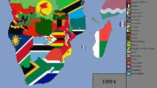 Thumbnail: The History of Southern Africa with Flags: Every Year