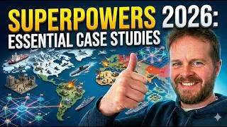 Thumbnail: A-Level Edexcel Geography: Superpowers 2026 Essential Case Studies
