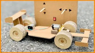 Thumbnail: How to make a F1 RC car at home from cardboard – Remote Control Car - Amazing DIY toy