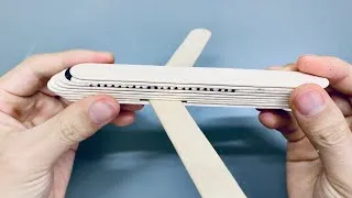 Thumbnail: How to make a plane from popsicle sticks for kids l 아이스크림 나무막대로 비행기 만들기 diy