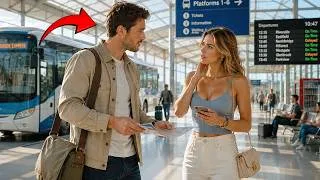 Thumbnail: Single Dad Helped a Lost Young Woman at a Bus Station — Then Sees Her Face on the Evening News
