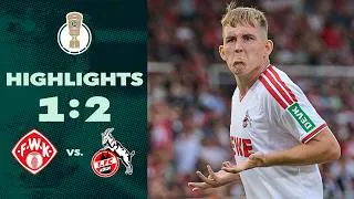Thumbnail: Johannesson the savior! | Würzburger Kickers vs 1. FC Köln 1-2 | Highlights | DFB-Pokal first round