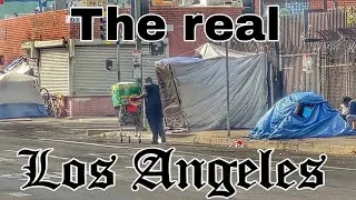Thumbnail: The real Los Angeles  Santee Alley , Skid Row ,sixth Street viaduct Bridge ,Union Pacific Av.