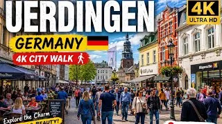 Thumbnail: Uerdingen Germany 🇩🇪 4K City Walk | Busy City Centre, Beautiful Streets & Hidden Charm 🌆🚶‍♂️