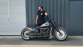 Thumbnail: Harley-Davidson FatBoy 117 Grey Custom Ape