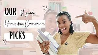 Thumbnail: Our First Grade Homeschool Curriculum Picks for 2026 2027