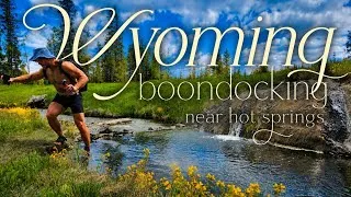 Thumbnail: Boondocking Between Yellowstone & Grand Tetons | Bike + Lake Hike + Hot Springs + Sasquatch Signs!