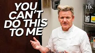 Thumbnail: Gordon Ramsay Blows Up Over Raw Chicken Service | Hell's Kitchen USA