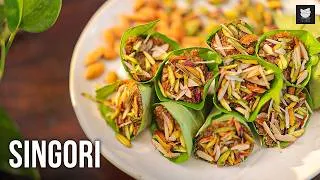 Thumbnail: Quick & Easy Singori Recipe | Desi Ghee Mawa Festive Dessert | Indian Food Diaries | Chef Sherie