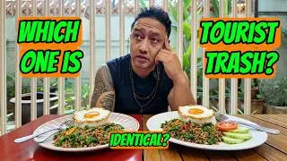 Thumbnail: The Right Way to Eat Pad Kra Pao — Tourist vs Old School, Ex-Chef Rated