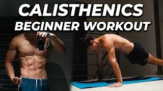 Thumbnail: Calisthenics for Beginners: The Complete Step-by-Step Guide to Building Strength & Muscle 💪 