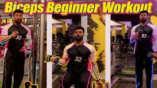 Thumbnail: BICEPS WORKOUT FOR BEGINNERS |STEP BY STEP #beginnerworkout #vlog #viral 